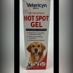 Vetericyn Plus Hot Spot Antimicrobial Gel for Dogs, Cats, All pets 3 oz 10-26